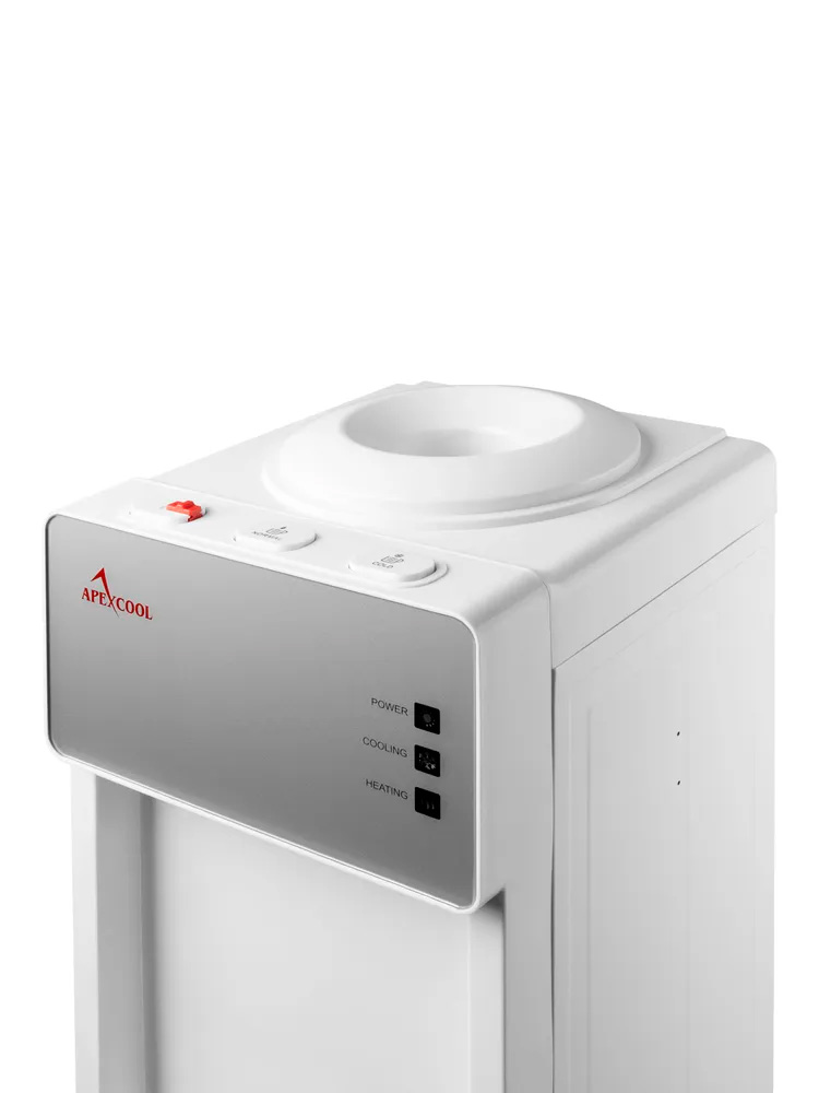 Кулер для воды APEXCOOL 05LD белый с серебром